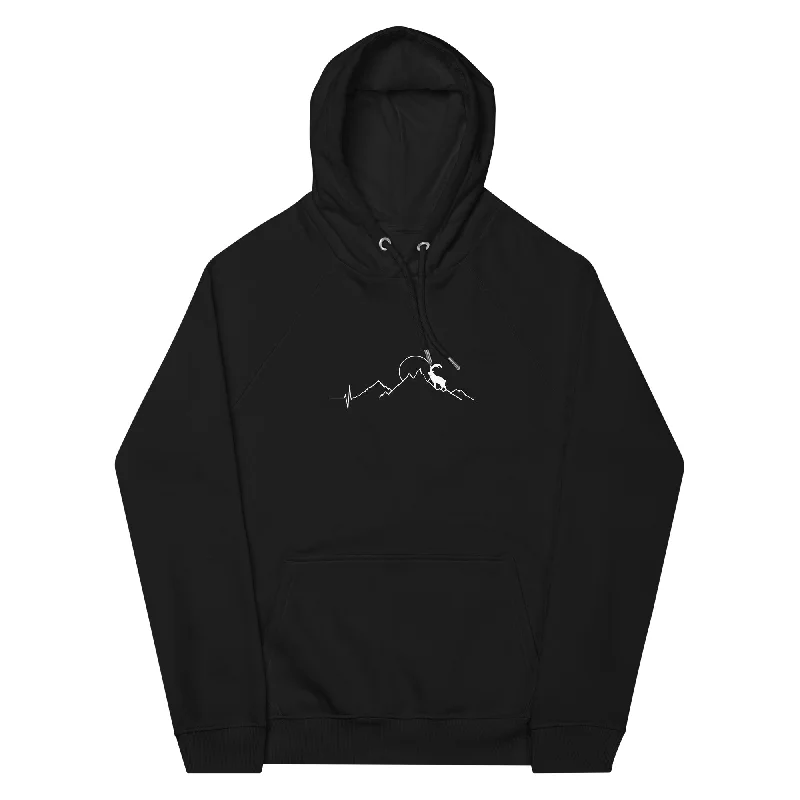 Steinbock und Berg - Unisex Premium Organic Hoodie