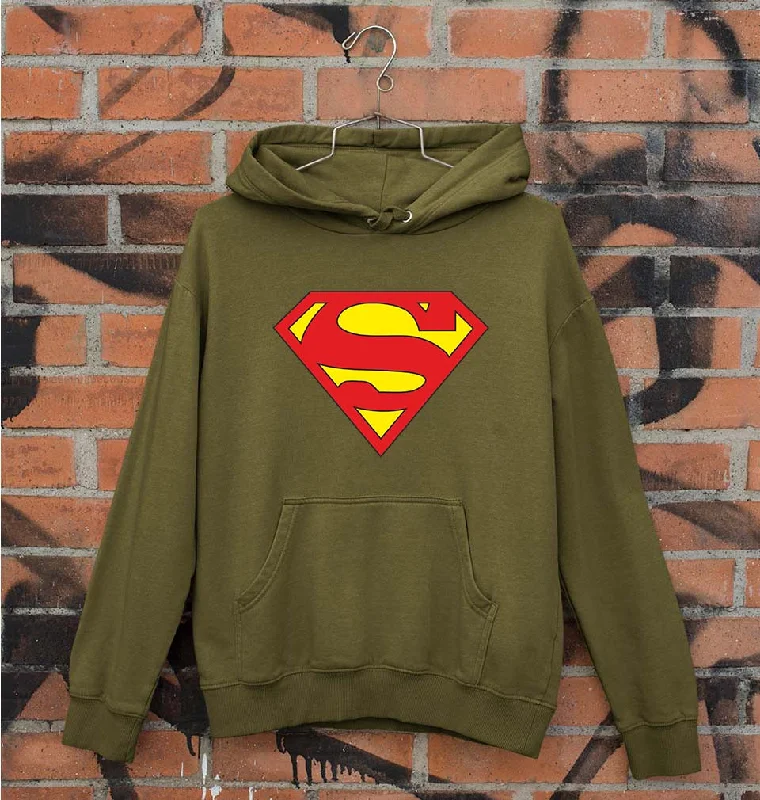 Superman Unisex Hoodie for Men/Women Hoodie with V-Neck Classic Versatile