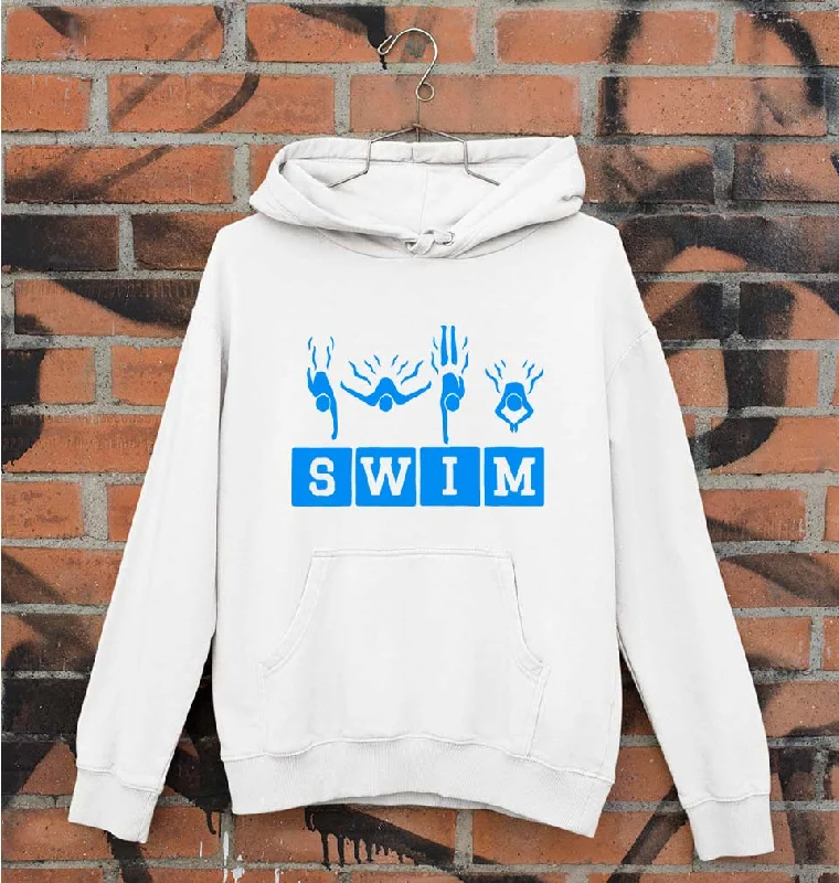 Swim Unisex Hoodie for Men/Women Hoodie with Bell Sleeves Flared Feminine