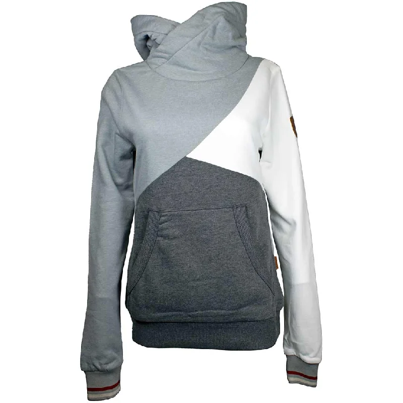 Wanakome Women's Mika Colour-Blocked Hoodie Hoodie with Batwing Sleeves Loose Dramatic Wanakome Women's Mika Colour-Blocked Hoodie Hoodie with Batwing Sleeves Loose Dramatic