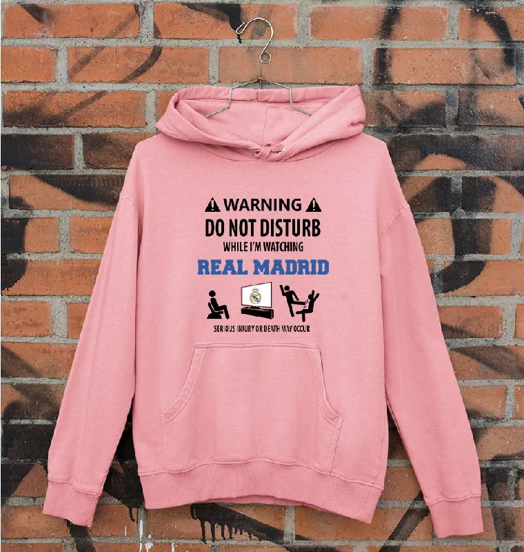 Warning Real Madrid Unisex Hoodie for Men/Women