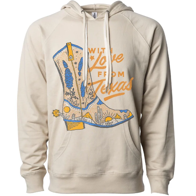 With Love Texas Raglan Hoodie