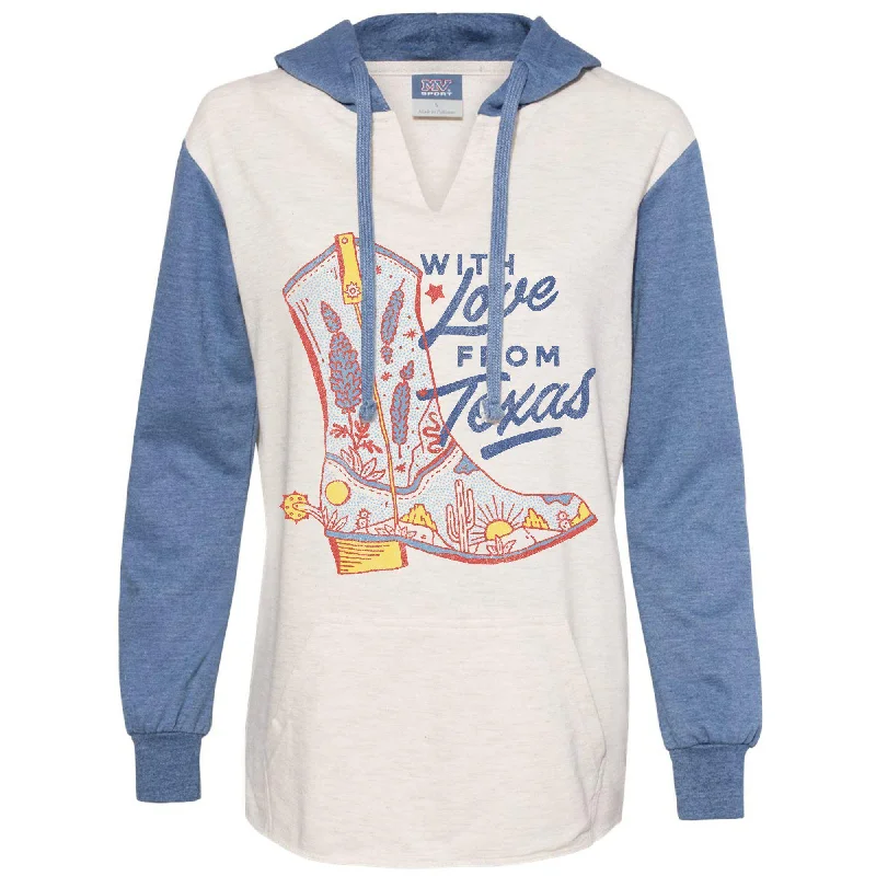 With Love Texas Two Tones Hoodie