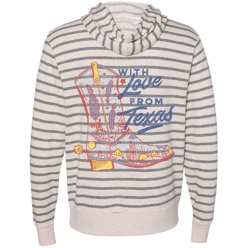 With Love Texas Zipper Hoodie