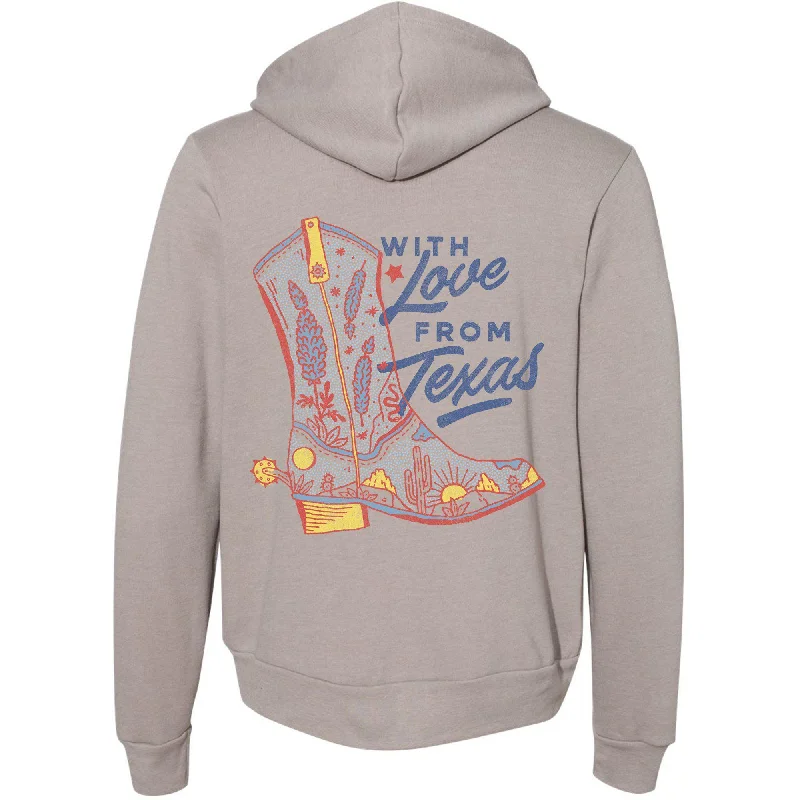 With Love Texas Zipper Hoodie