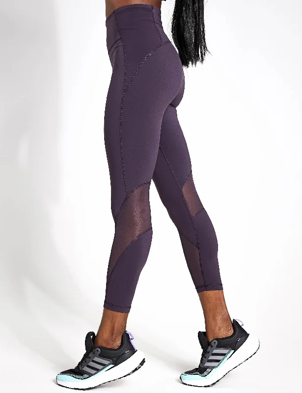 Tailored HIIT Training 7/8 Leggings - Aurora Black Comfortable Running Leggings