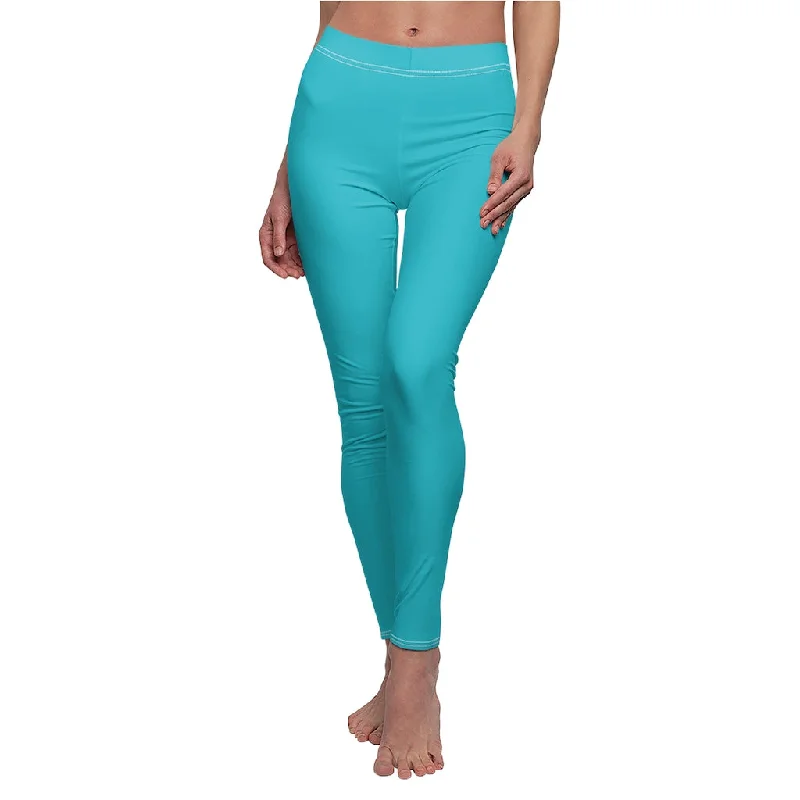 CH Turquoise Surf Casual Leggings Fashionable Sports Leggings