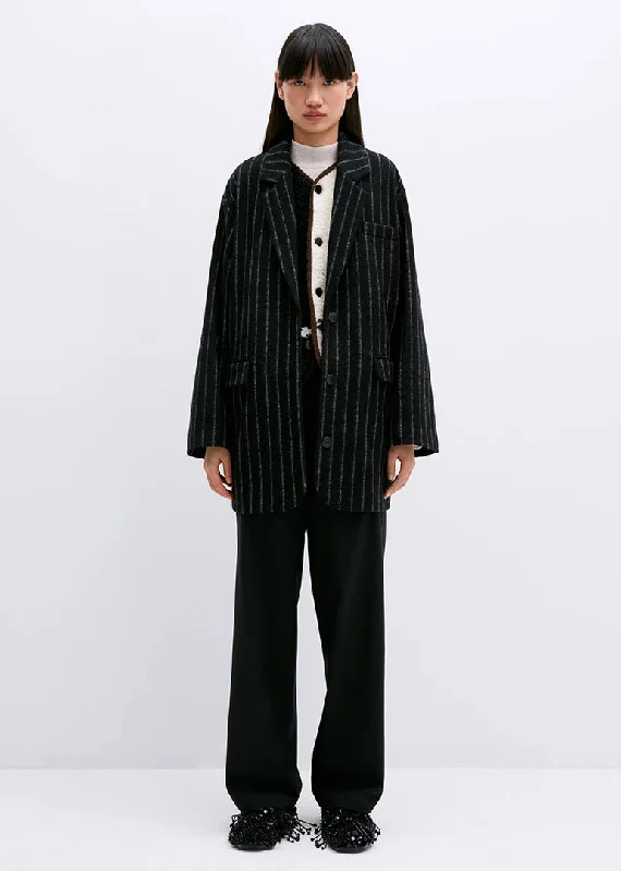 Cordera - Virgin Wool Striped Jacket