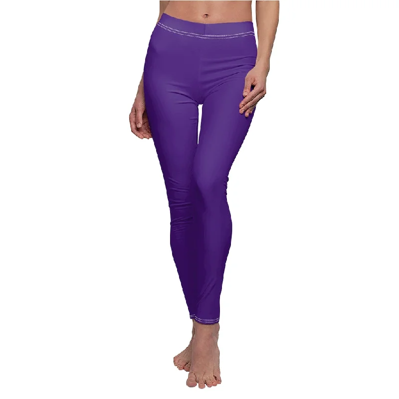F21 Indigo Casual Leggings Stylish Patterned Active Leggings