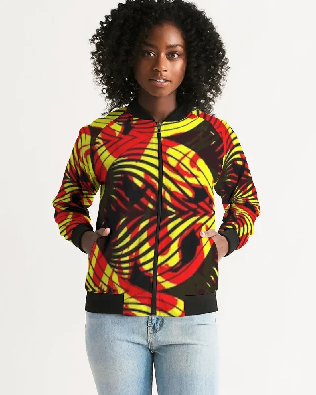 FZ AFRICAN PRINT Women's Bomber Jacket