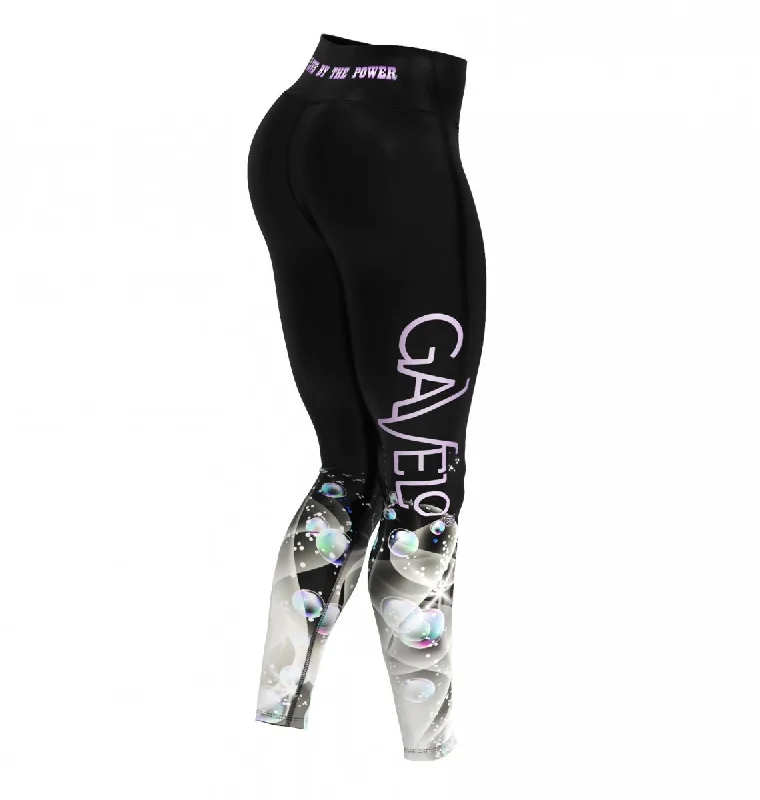 Gavelo Bubbles Leggings Chic Floral Print Leggings