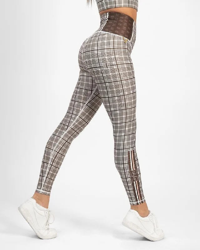 Gavelo GLNCHCK 4 Leggings Comfortable Ribbed Waistband Leggings
