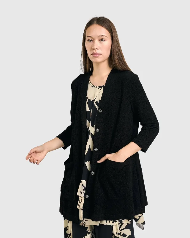 Granite Cardi Jacket, Black