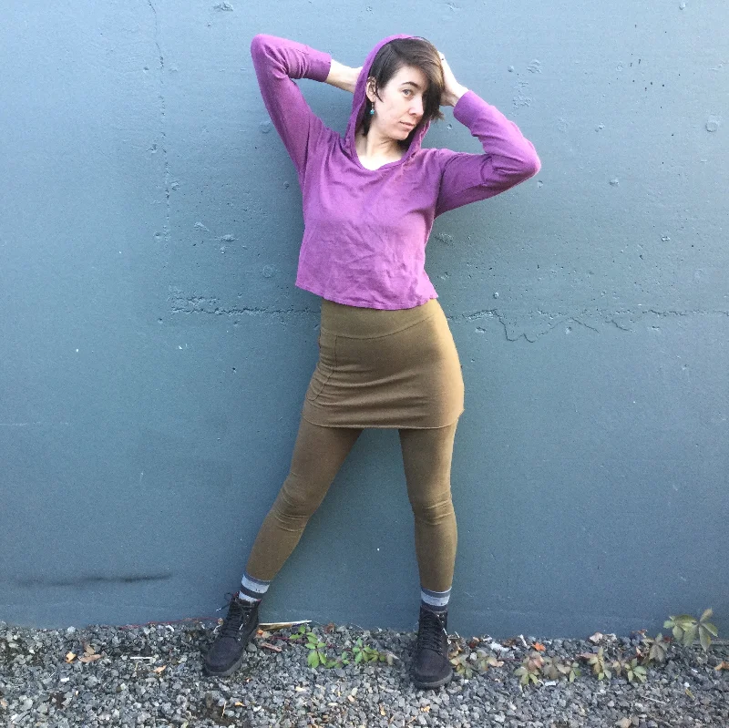High Waisted Lupine Leggings Comfortable Slip-On Leggings