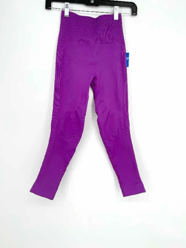 Lululemon Women's Purple Ribbed Size XS Leggings Comfortable Yoga Tights Leggings