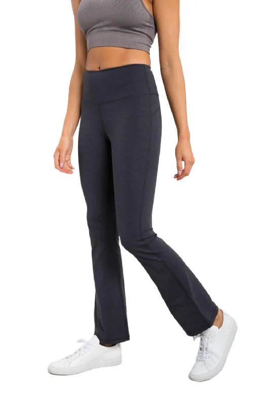 Mono B Flare Swoop Back High-Waisted Leggings APH-A0681 And Plus Trendy High-Compression Leggings
