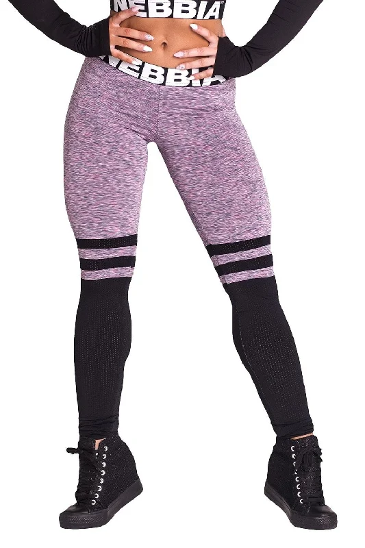 Nebbia Leggings Over The Knee 286 - Lila Elegant Sheer Leggings