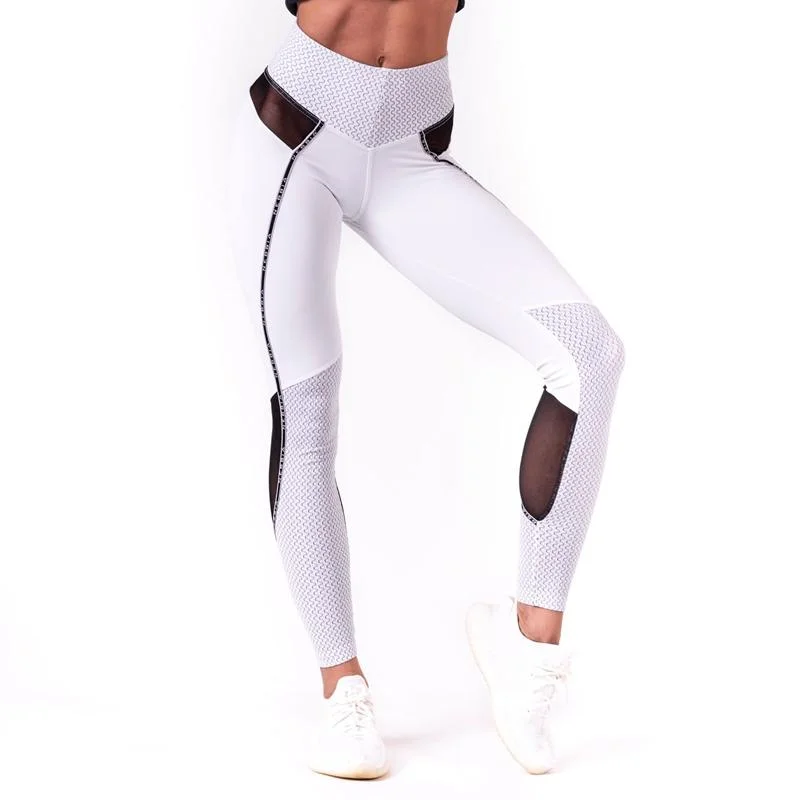 Nebbia V-Butt Leggings 605 - White Comfortable Classic Yoga Leggings