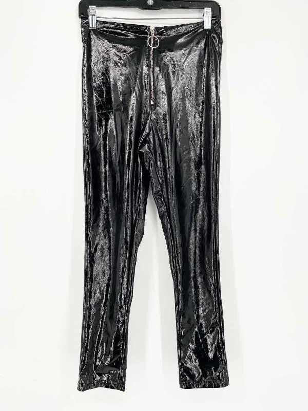 Oh Polly Women's Black Skinny Patent Leather Size 4 Leggings Stylish Patterned Active Leggings Oh Polly Women's Black Skinny Patent Leather Size 4 Leggings Stylish Patterned Active Leggings