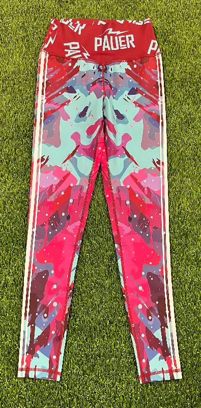 Pauer City Legging Pink/Blue Trendy Minimalist Leggings