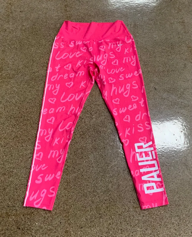 Pauer Love Leggings Casual Sporty Leggings