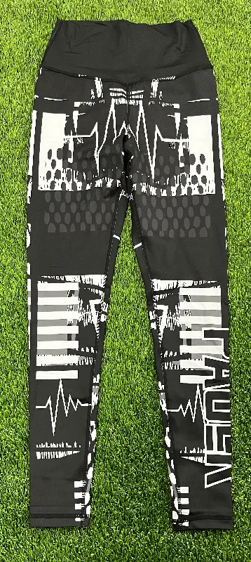Pauer Sheesh Legging Black Fashionable Quick-Dry Yoga Pants