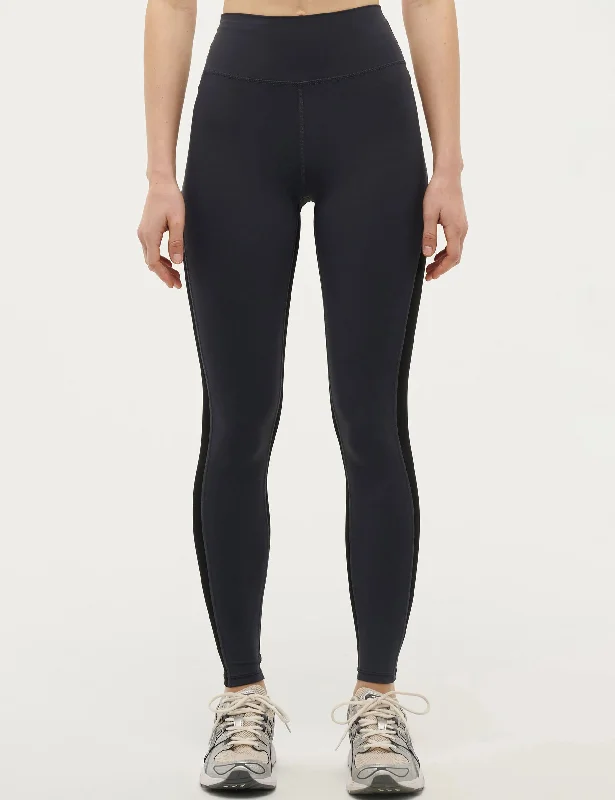Tempo Legging - Marine Blue Elegant Full-Body Leggings