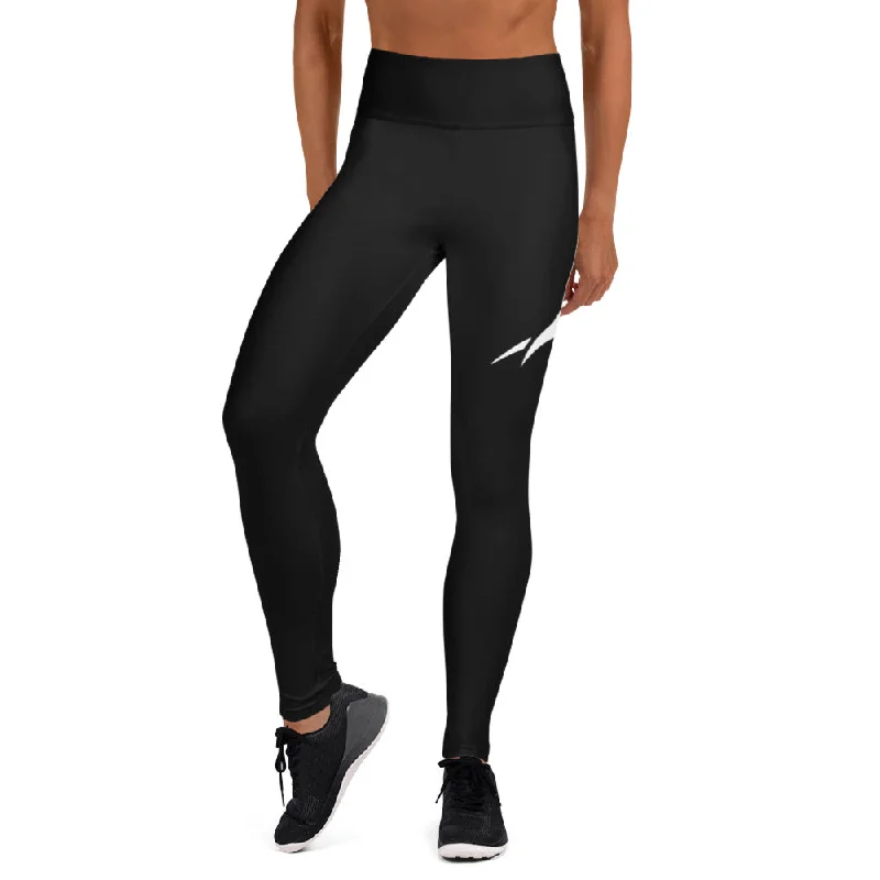 Prim8te Leggings - Give em hell - Black Cozy Textured Workout Leggings