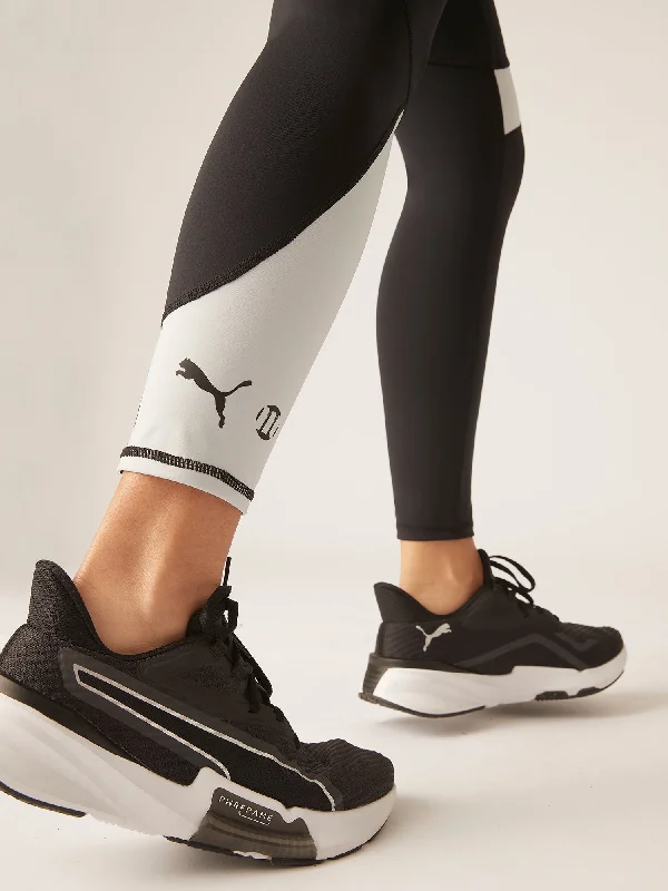 Puma X Modibodi 7/8 Active Legging Moderate-Heavy Black/Grey Fashionable Full-Length Active Leggings Puma X Modibodi 7/8 Active Legging Moderate-Heavy Black/Grey Fashionable Full-Length Active Leggings