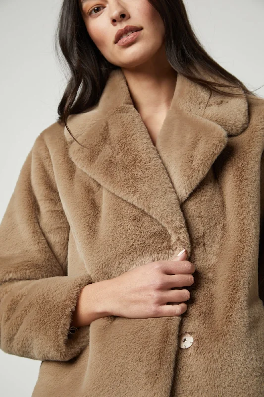 RAQUEL FAUX LUX FUR JACKET