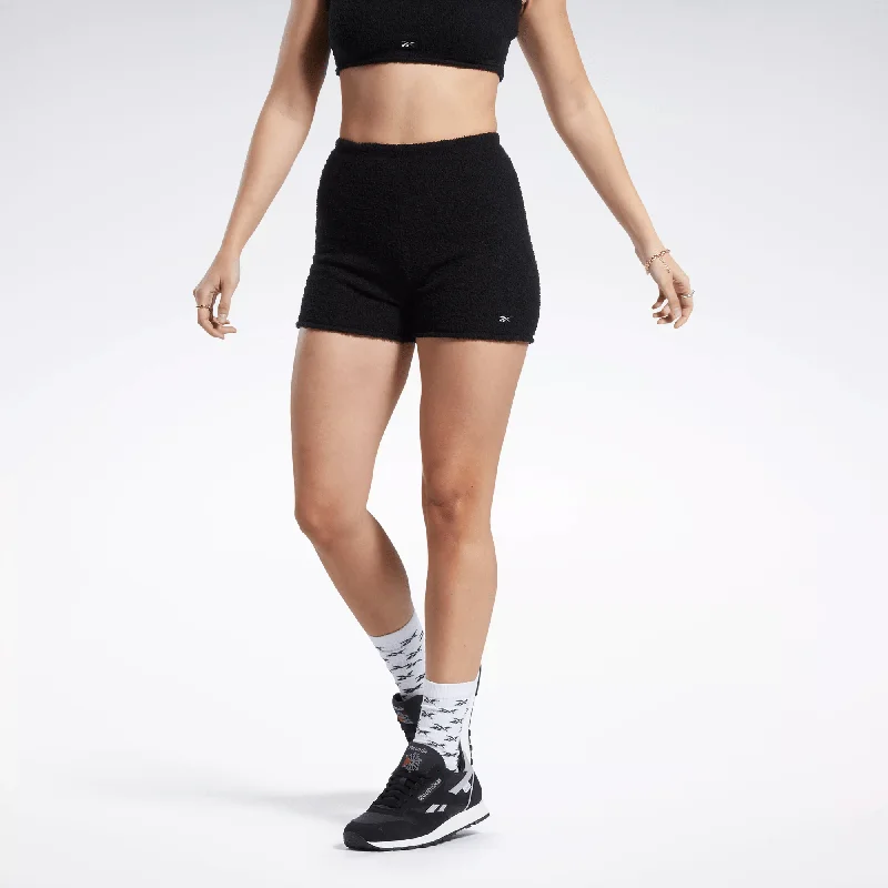 Reebok Women's Classics Cozy Legging Shorts Black Stylish Colorful Activewear Leggings