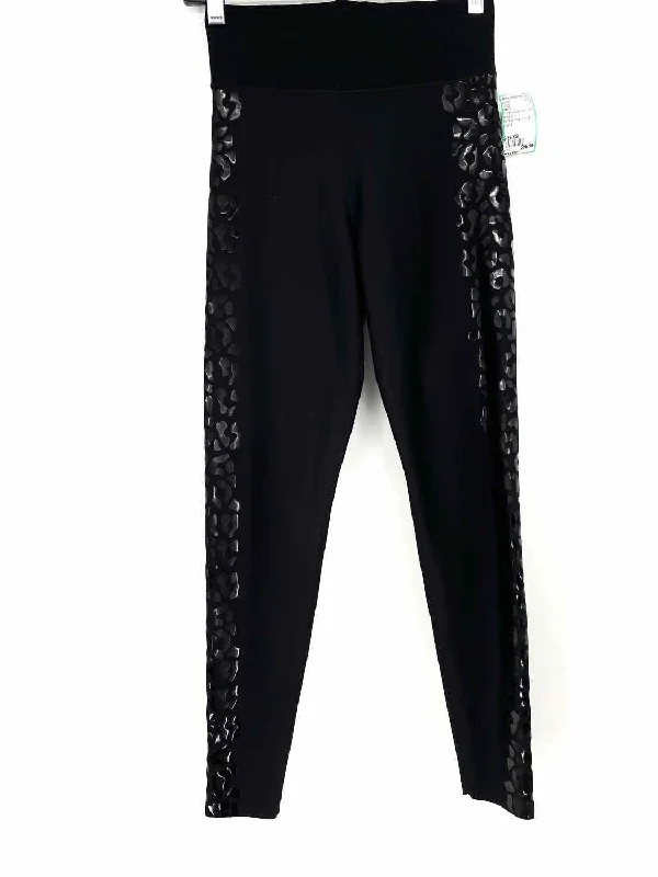 Ultracor Feline Bonding Ultra High Women's Black Animal Print Size XS Leggings Trendy Fitness Leggings