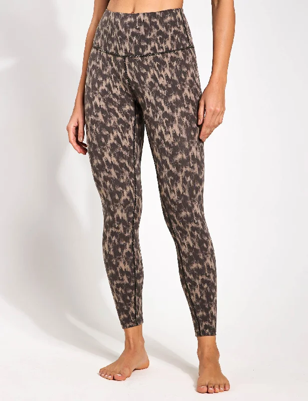 Let's Move High Waisted Legging 25" - Abstract Motion Texture Trendy Fitness Leggings Let's Move High Waisted Legging 25" - Abstract Motion Texture Trendy Fitness Leggings