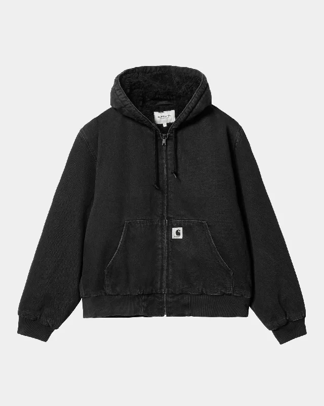 Women's OG Active Jacket (Winter) - Denim | Black (stone washed)