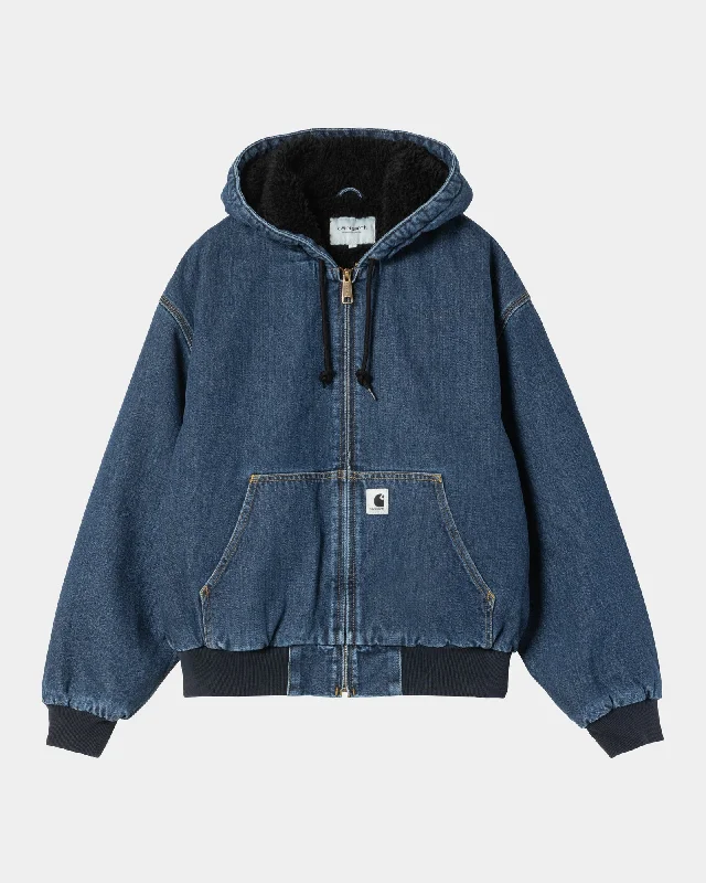 Women's OG Active Jacket (Winter) - Denim | Blue (stone washed)