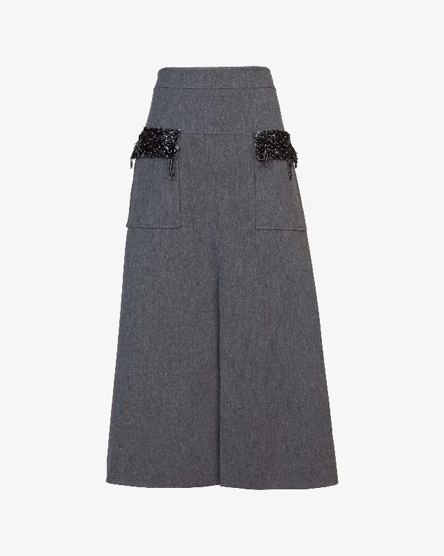 Cameron Skirt linen skirt natural