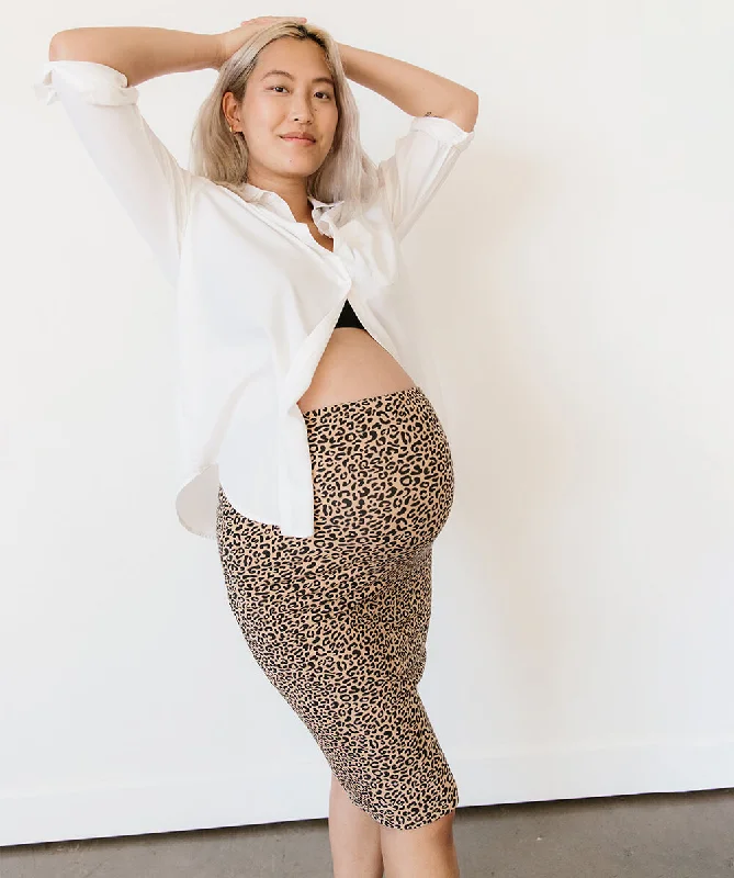 Classic Pencil Skirt - Final Sale linen skirt natural