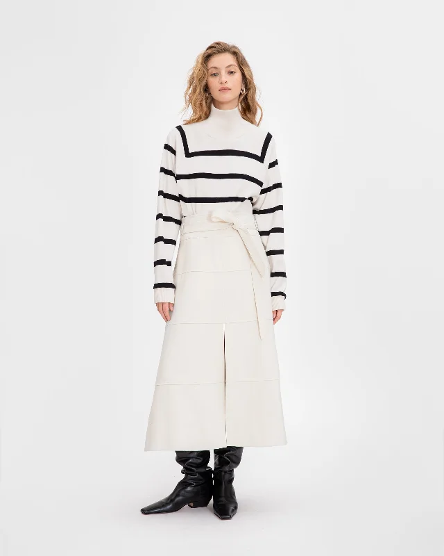 Wool Hudson Skirt leather skirt modern