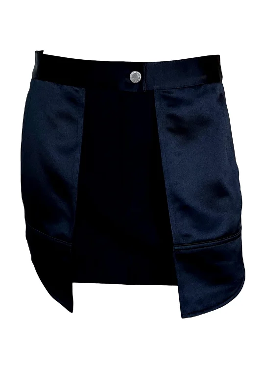Inside Out Mini Skirt velvet skirt luxury