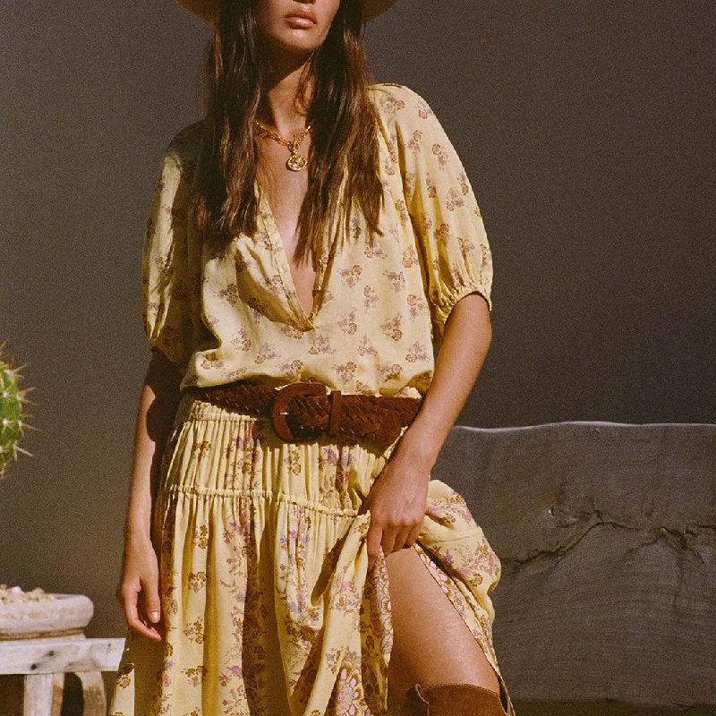 Rebel Spirit Tassel Maxi Skirt breathable skirt fabric