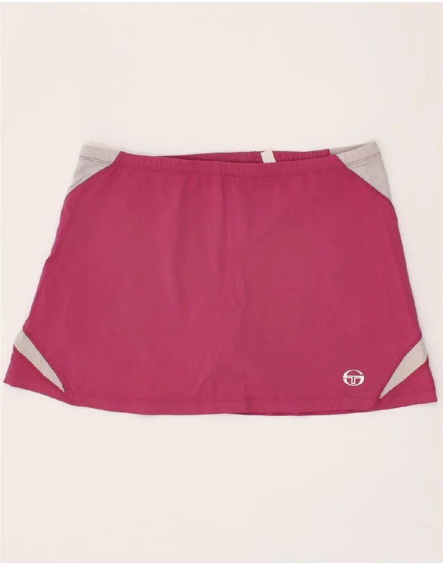 SERGIO TACCHINI Womens Tennis Skirt UK 12 Medium  Pink Colourblock tulle skirt dreamy