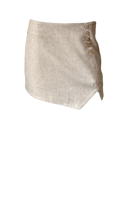 Taranto Button Skirt athletic skirt fit