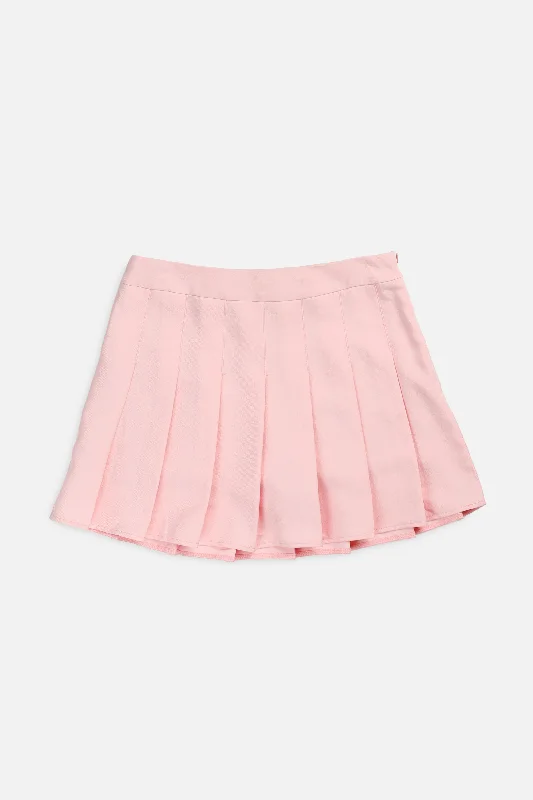 Vintage Pleated Skirt - M wool skirt sturdy