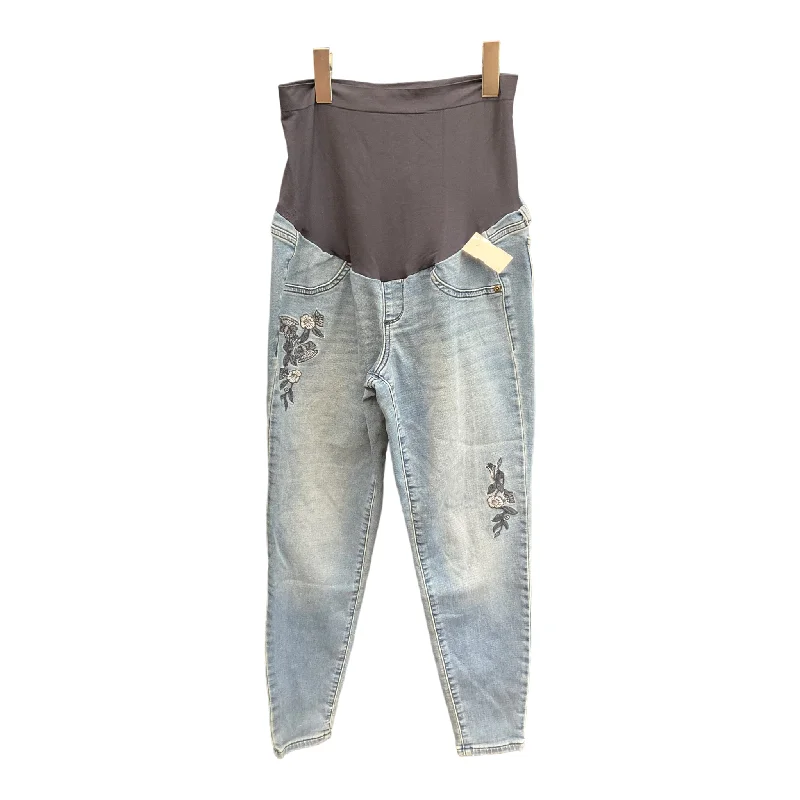 Maternity Jeans By A Glow  Size: M Elegant Raw Hem Jeans