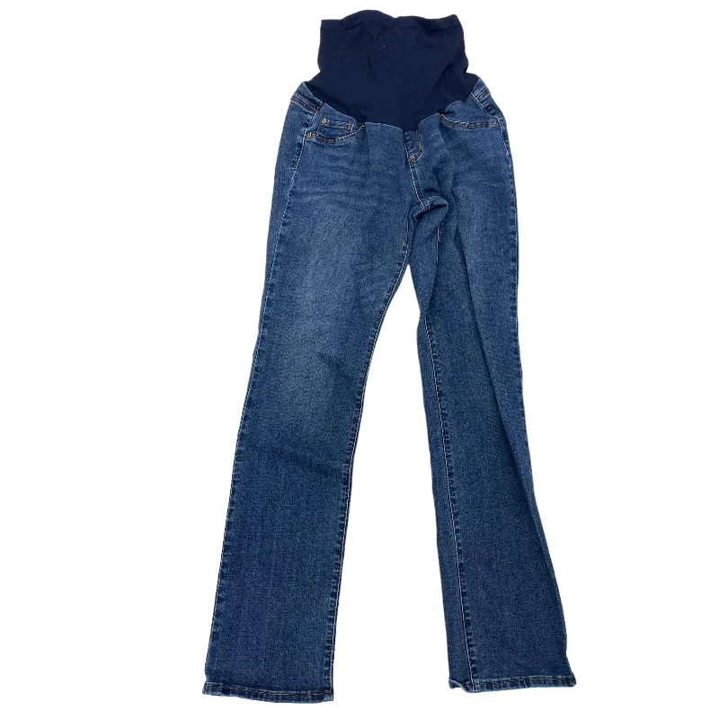 Maternity Jeans By Indigo Blue  Size: L Fashionable Frayed Hem Denim