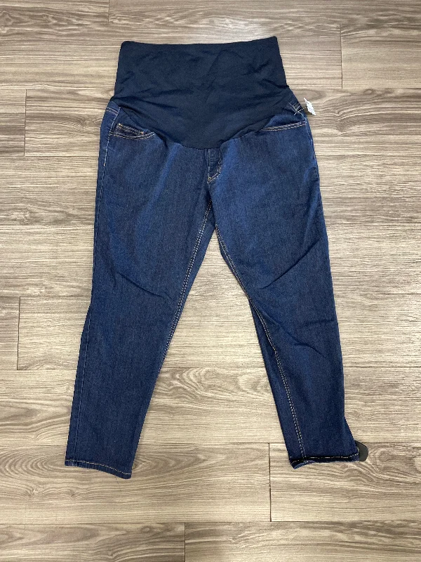Maternity Jeans Time And Tru, Size Xl Elegant Tapered Leg Denim