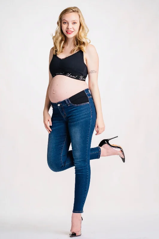 Tribeca Skinny Maternity Jeans Chic Cropped Jeans