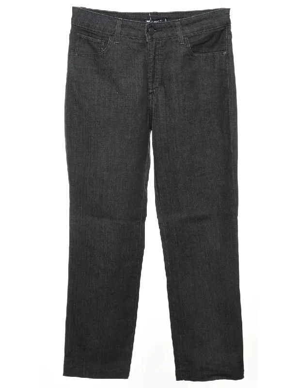 Black Lee Jeans - W32 L28 Comfortable Boyfriend Jeans