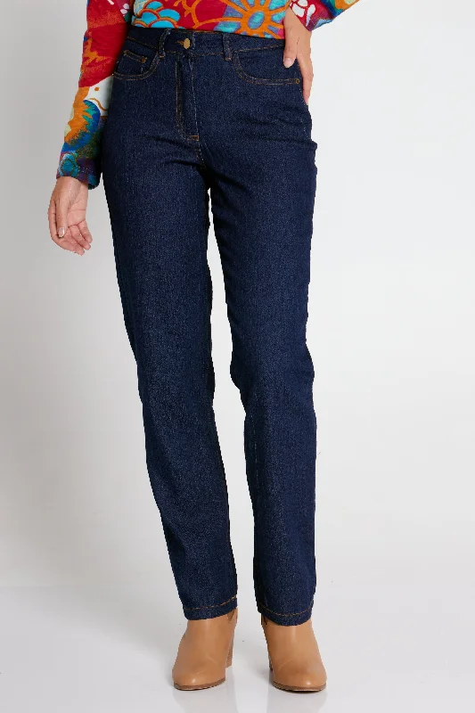 Cordelia St Curve Jeans - Dark Wash Classic Slim Fit Jeans