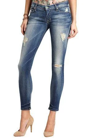 Hudson Jeans Krista Super Skinny Jeans in Blonde Casual Loose Fit Jeans